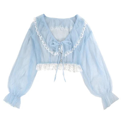 Women Thin Coat Casual Lace Summer Sun Protection Clothes Female Cardigan Shirt Clothing Tops Blouse For Woman
