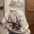 Y2K European Halloween Personalized Women’s Hoodies and Hoodies Couples Large Spider Woman
