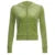 Casual Velvet Crop Top Winter Jacket Women Green Pink Zip Up Hoodies Coats Ladies Fashion Skinny Overcoat Streetwear