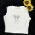Sweet and spicy new printed short-sleeved short T-shirt women summer Spice Girls slimming everything with shoulder clothes