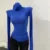 Thin Soft American Long Sleeve T-shirt High Stacked Neck Tight Perspective Bottom Shirt Women’s Slim Fit Tops Sexy Streetwear