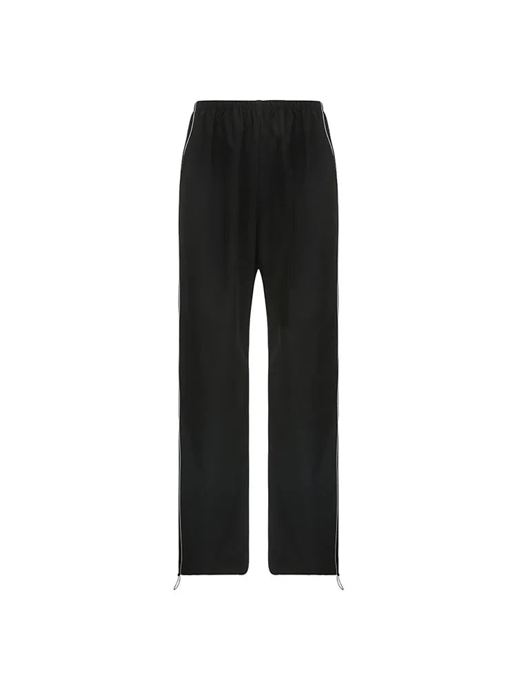 Woman Old Money Pants Aesthetics Trousers 90s Sweatpants Unisex Cargo Hiphop Pants Hiking Streetwear Pant Tunic Drawstring