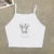 Sweet and spicy new printed short-sleeved short T-shirt women summer Spice Girls slimming everything with shoulder clothes
