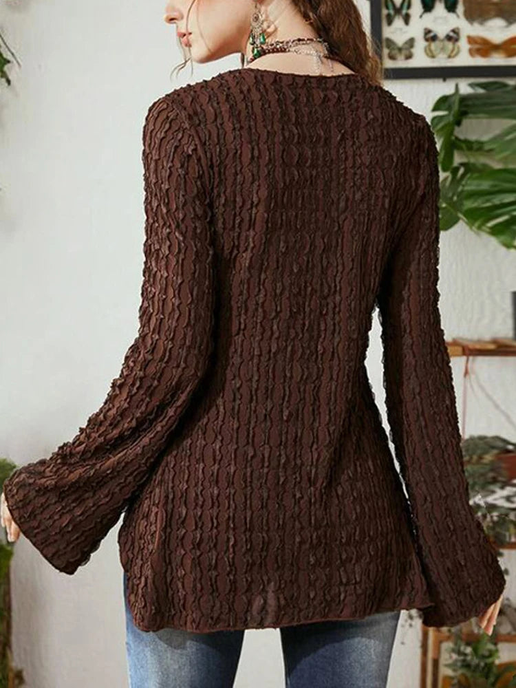 2024 Vintage 2000s Grunge Lace-Up Cardigans