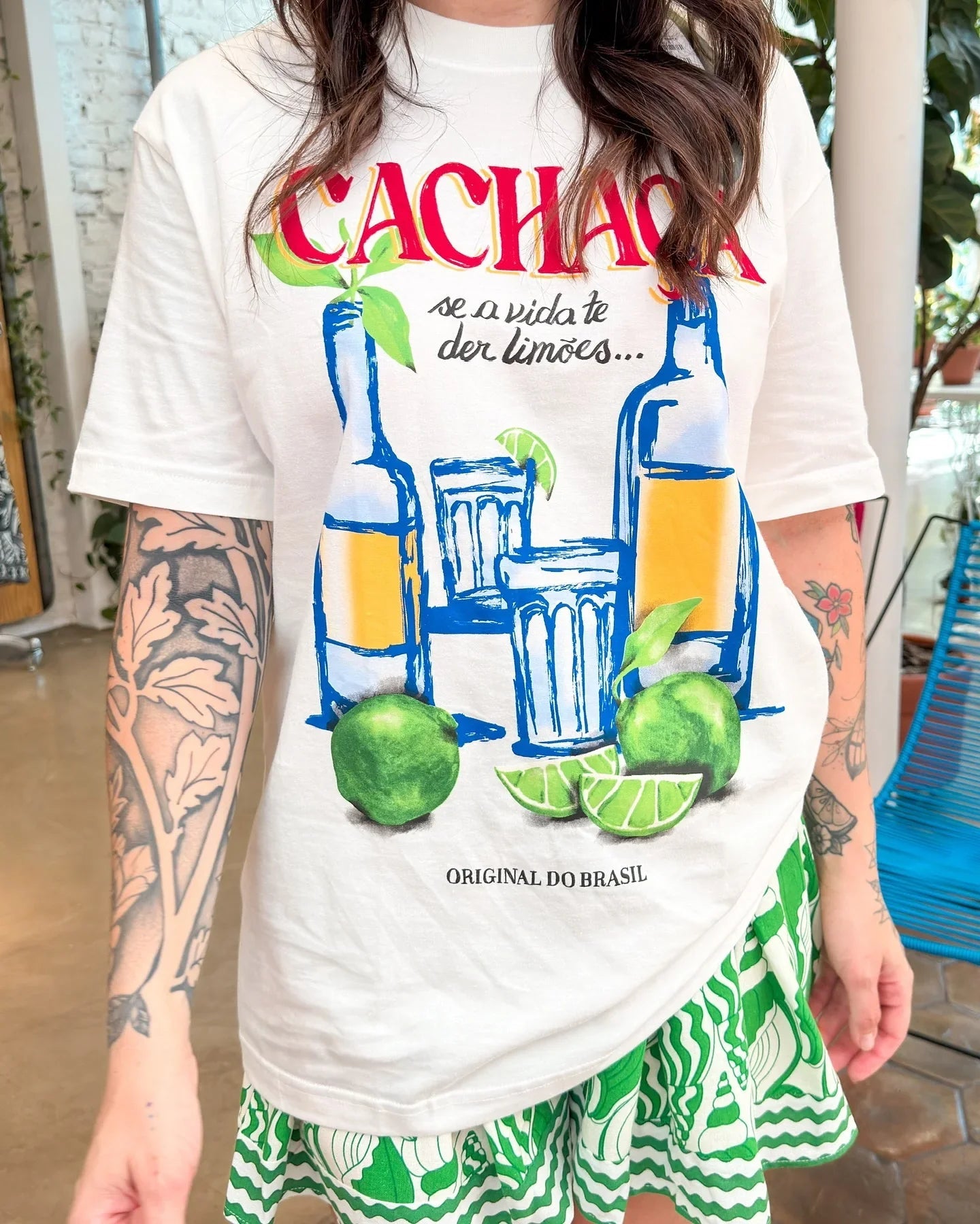Y2K Casual Wine Bottle Graphic T-shirt