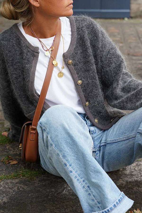 Women's Cozy Seahorse Knit Cardigan