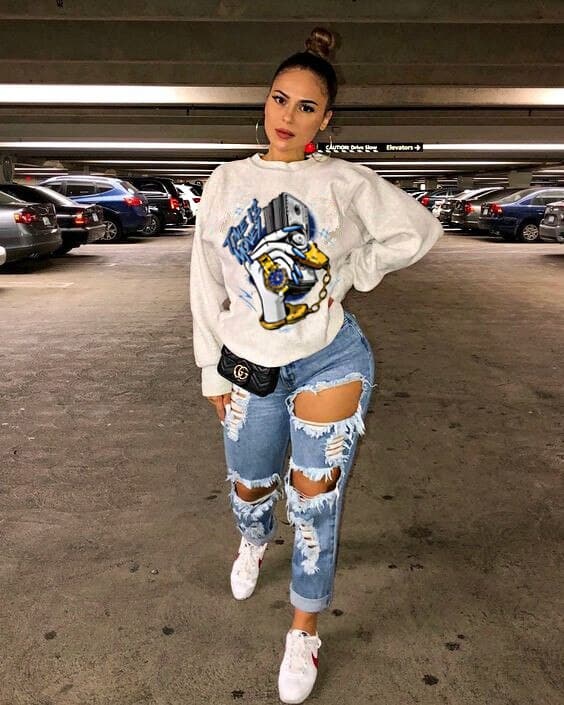 Women Casual Fashion Print Hoodies