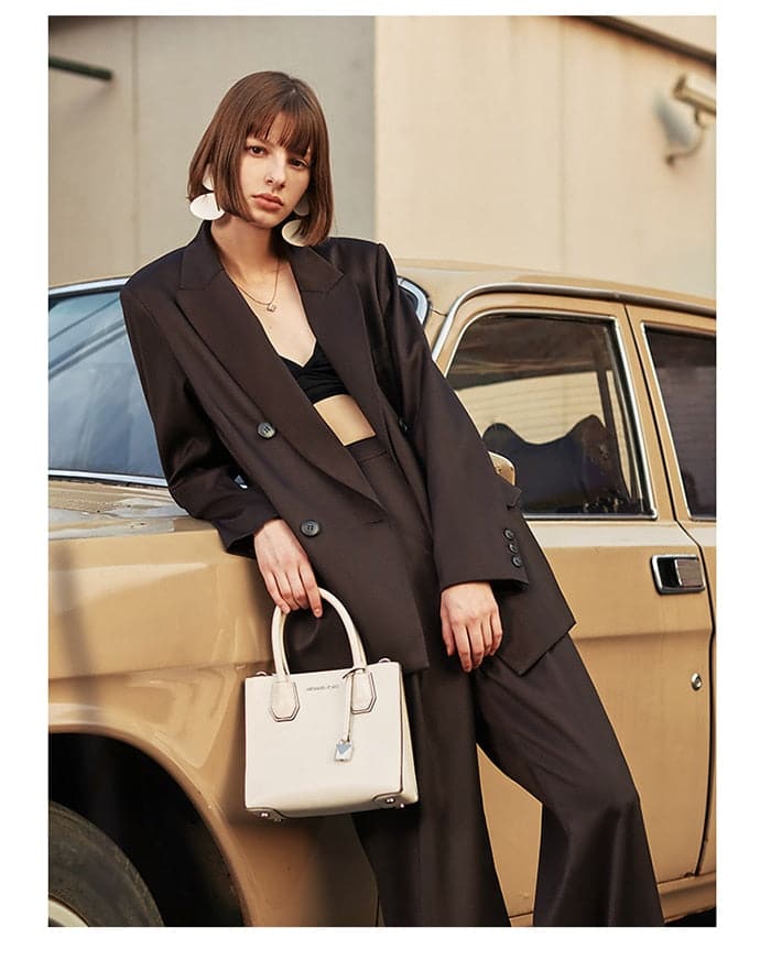 Women Pant Suit Loose Blazer Set