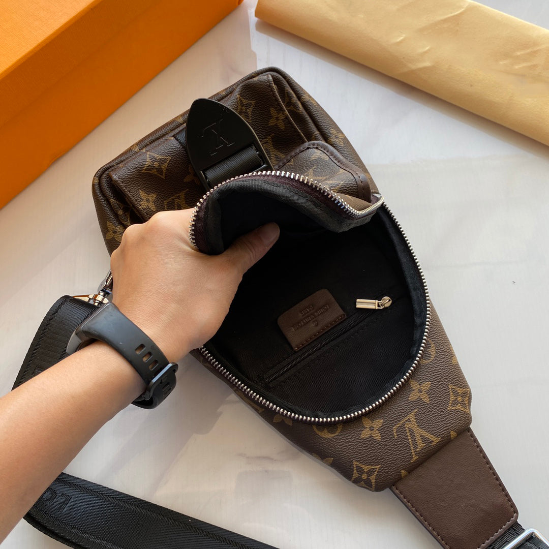 Black Fashion V Logo BagsXC0520240307010