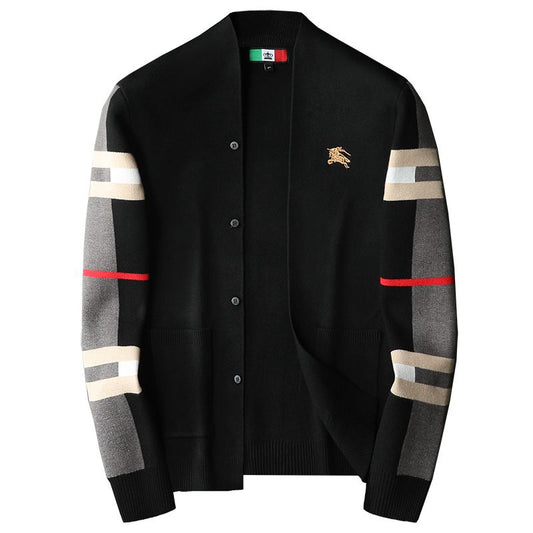 Black New Fashion B Logo Men's sweaterPD052024110403