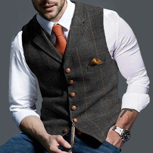 Fashion England Style Men Formal Vest 02