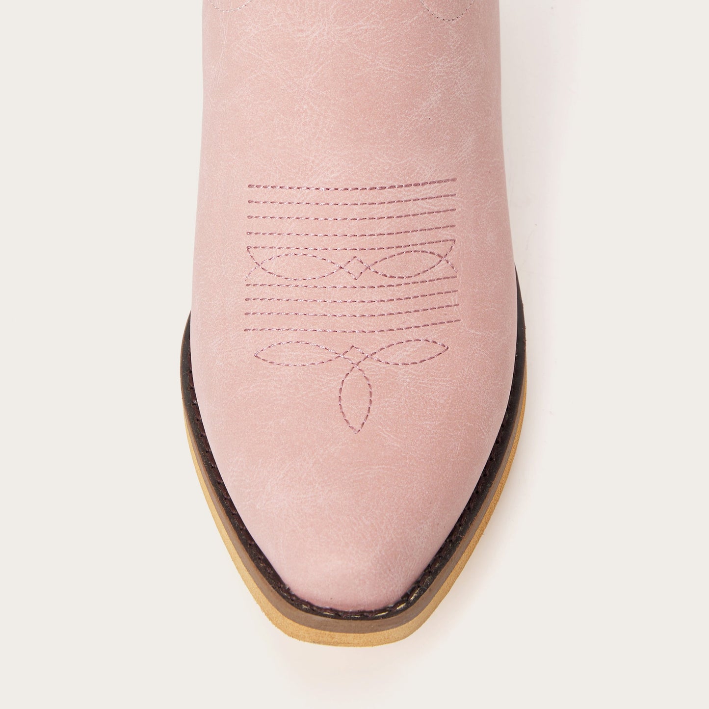 The Hallie – Pink Heart Cutouts Embroidered Western Cowgirl Boots