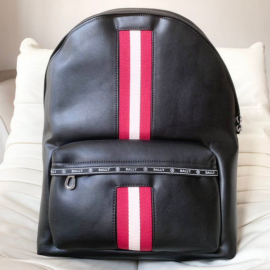 Black New 2024 Fashion style B Logo real leather Backpack bagsXC052024071906