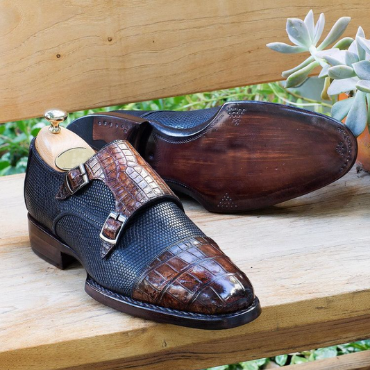 Trendy Color Style Men Dress Shoes T20