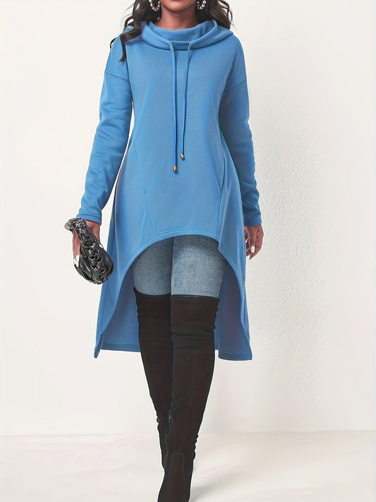 Casual Long Sleeve Drawstring Hoodie Sweatshirt KR0741