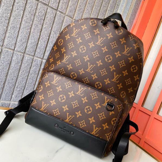 Brown New 2024 Fashion style V Logo real leather Backpack bagsXC052024071904