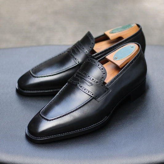 Genuine Leather Handmade Fashion Man Dress Shoes05
