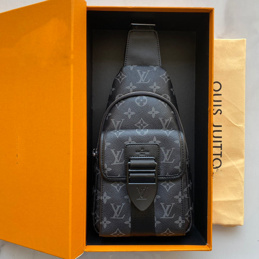 Black Fashion V Logo BagsXC0520240307011