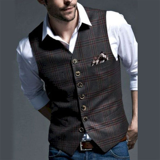Fashion England Style Men Formal Vest 06