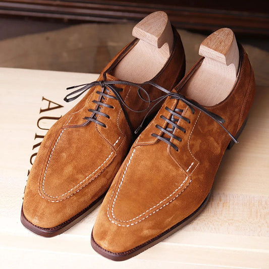 2022 New Suede Comfortable Lace Up Men Dress Shoes
