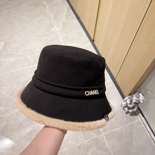 Thick plush small fragrance fisherman hat XC0823110711