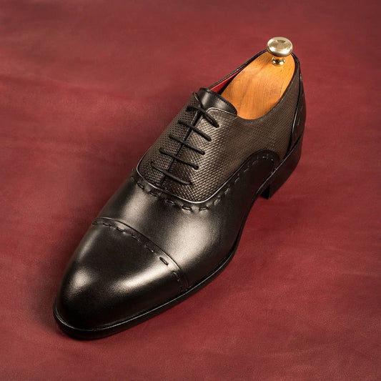 Black Formal Business Lace Up Men Dress Shoes