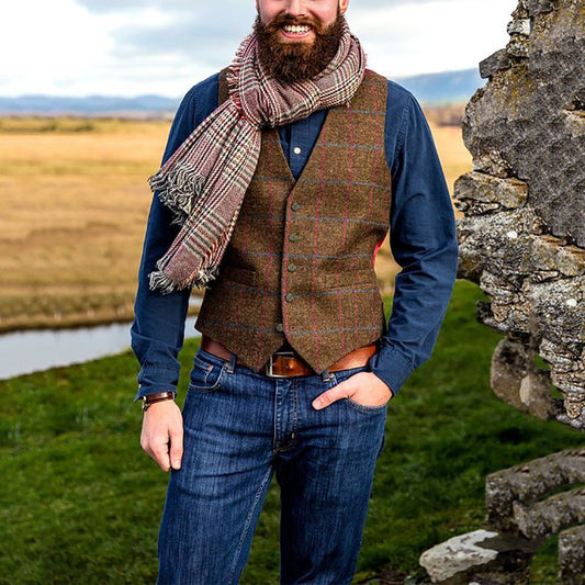 Fashion England Style Men Formal Vest 07