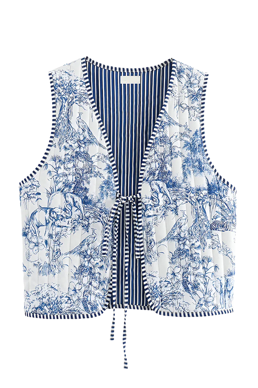 Babinia Blue Waistcoat