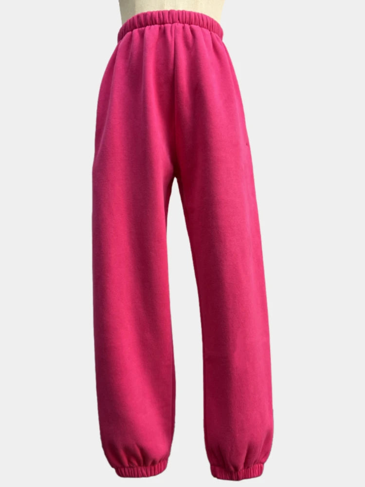 Casual New Fashion Hoodies Suit Women Winter Spring Solid Tracksuit Two Pieces Set Sports Pullover Sweatpants Sweatshirt Mujer
