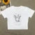 Sweet and spicy new printed short-sleeved short T-shirt women summer  Spice Girls slimming everything with shoulder clothes