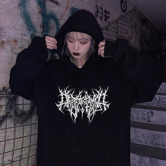 Women Hoodie Pullover Sweatshirt Autumn Cotton Hoodies Men Gothic Hip Hop Streetwear Oversize Winter Clothes Sweater Female Top