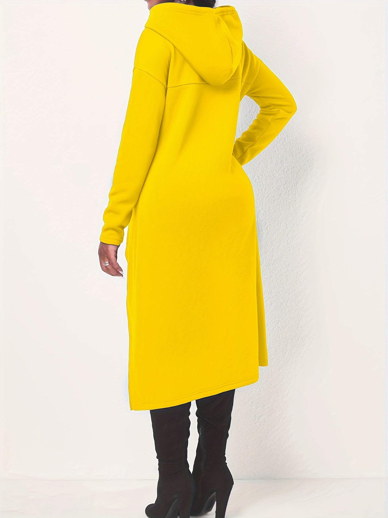 Casual Long Sleeve Drawstring Hoodie Sweatshirt KR0741